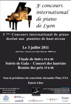 3ème concours international de piano de Lyon