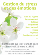 Conférence sur les fleurs de Bach : Gestion du stress et des émotions