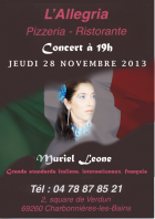 DINER CONCERT Muriel Leone