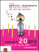 Les petits chanteurs de Saint-Marc - Concert  20 ans