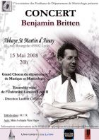 Concert Benjamin Britten