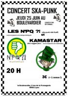 Concert ska-punk avec N'PQ?! et Kamastar