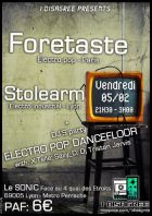 Concert electro pop/electro indus - FORETASTE et STOLEARM  + party electro