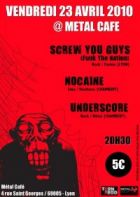 UNDERSCORE + NOCAINE + SCREW YOU GUYS