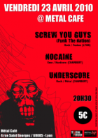 UNDERSCORE + NOCAINE +SCREW YOU GUYS